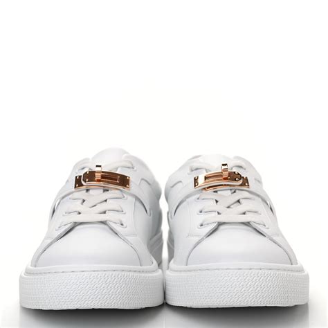 hermes day sneakers white|white heels Hermes.